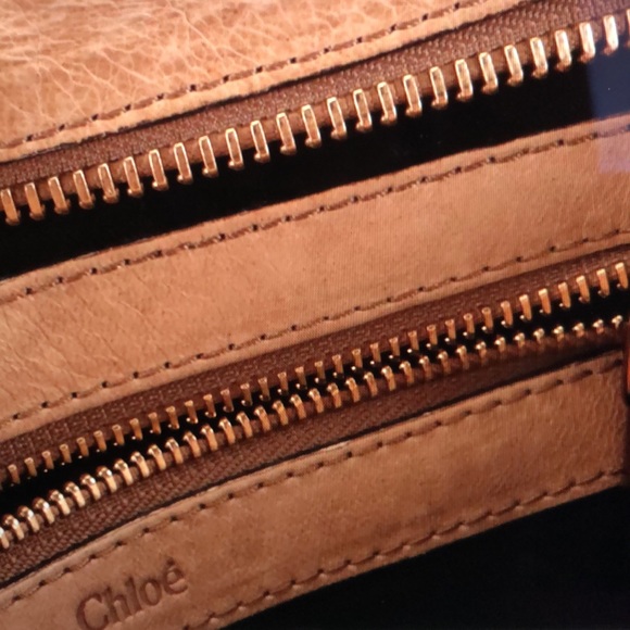 #0160 Chloe’ Mini Ethel Satchel in Tan Textured Leather and Attachable Strap - Picture 13 of 16